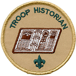 TROOP HISTORIAN patch