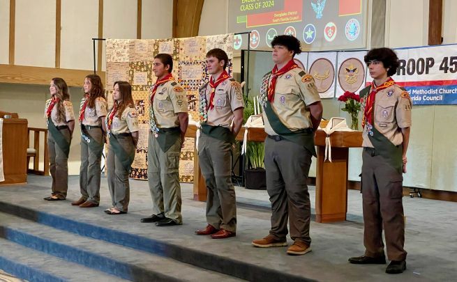 Troop 457 Eagle project picture