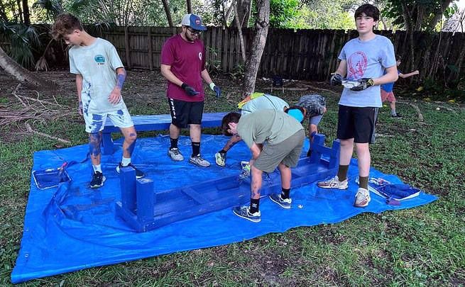 Troop 457 Eagle project picture
