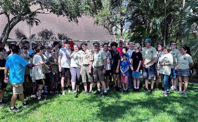 Troop 457 Eagle project picture