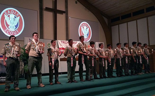 Troop 457 Eagle project picture